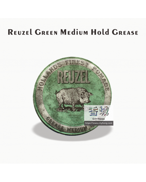 Reuzel Green Medium Hold Grease 4oz